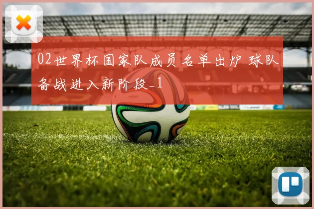 02世界杯国家队成员名单出炉 球队备战进入新阶段_1